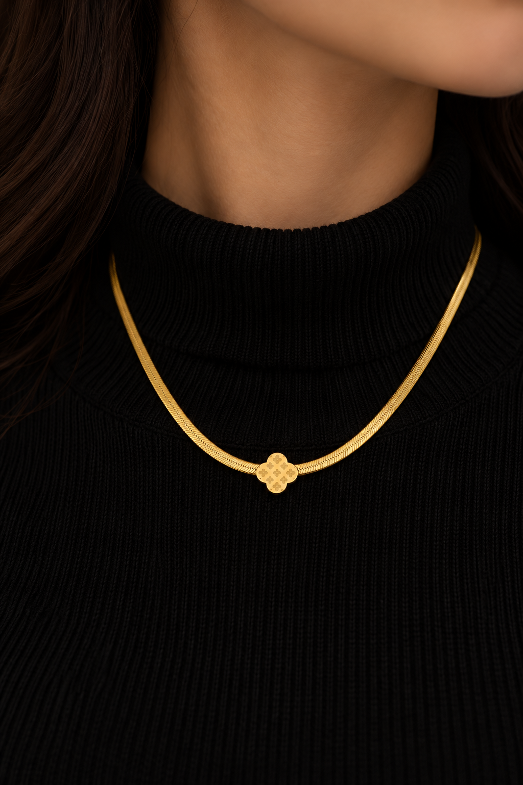 Gold thick Chain Necklace