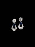 Blue Aura Drop Earrings