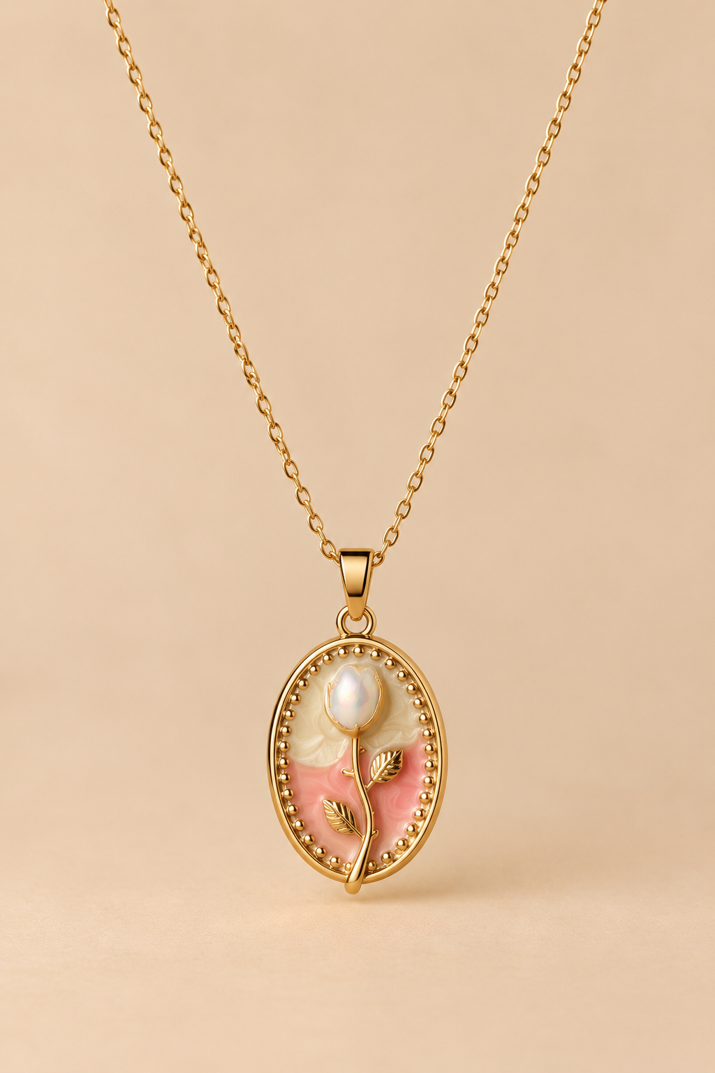 Pearl Tulip Necklace