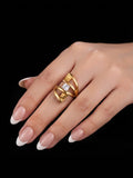 Arc Stone Ring