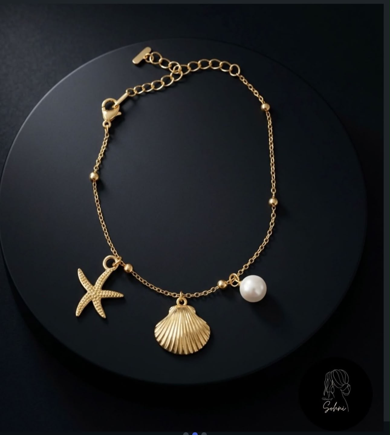 Pearl & Shell Starlet bracelet