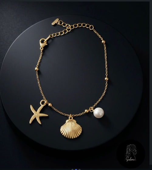 Pearl & Shell Starlet bracelet
