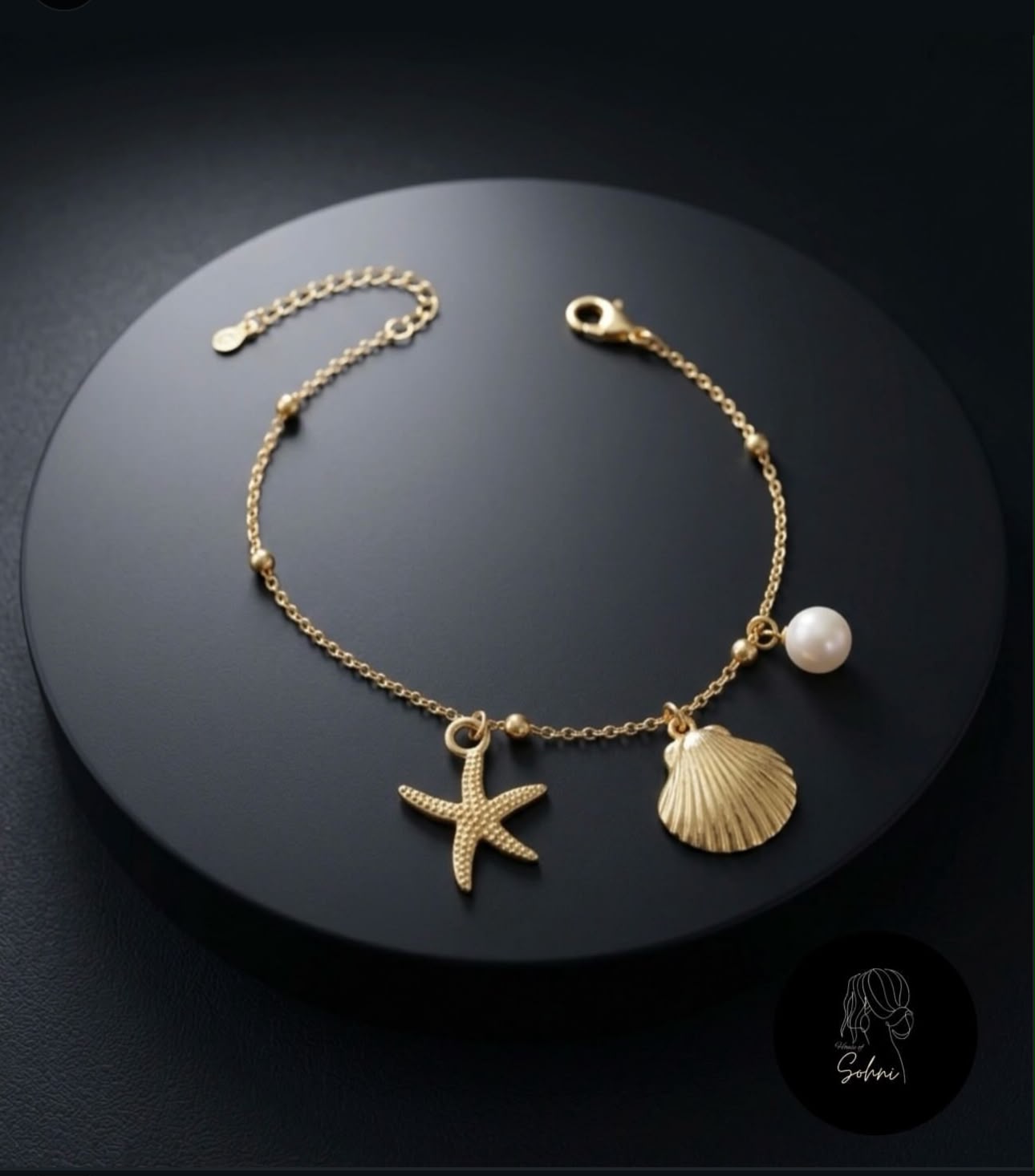 Pearl & Shell Starlet bracelet
