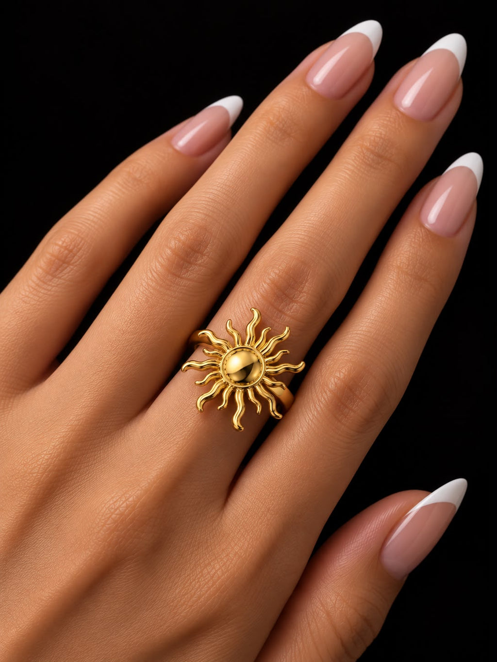 Gold Sun Ring