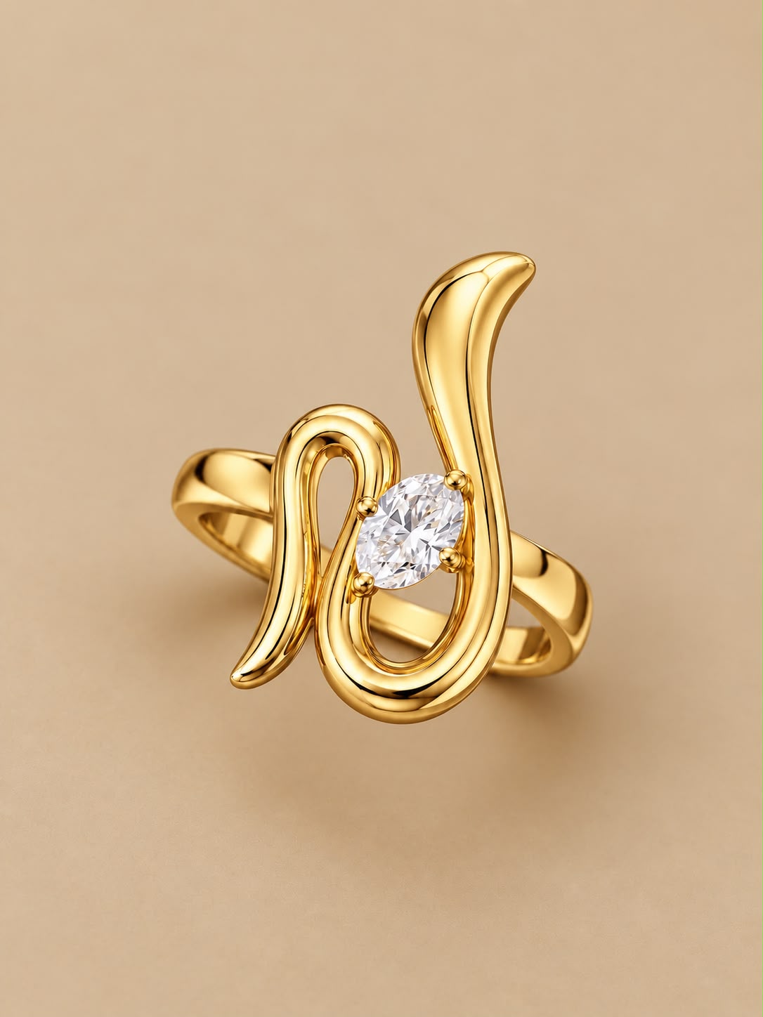 Gold Flow Ring
