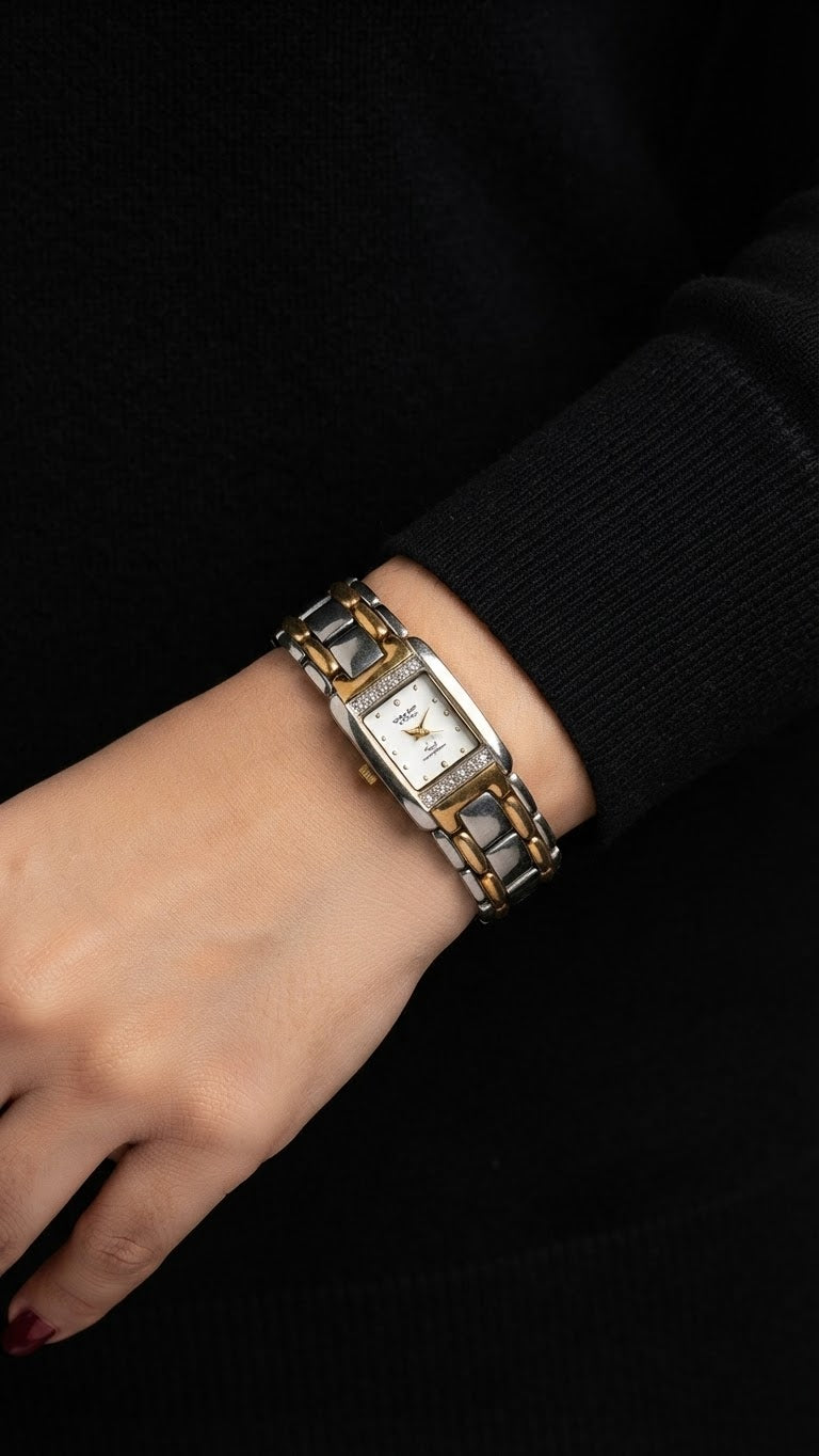Silver & Gold Watch